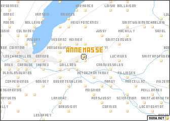 carte Annemasse